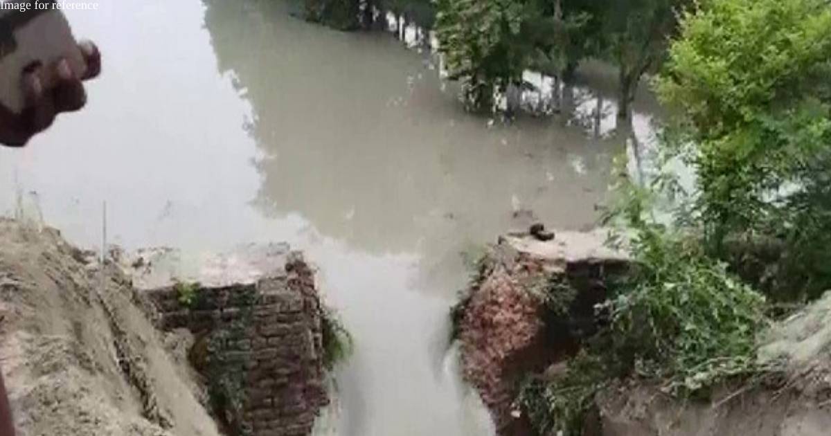 Several fields submerged after embankment of canal breached in Bihar's Motipur